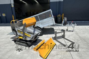   JIAMU MINI DUMPER AND 8X5 TIPPING TRAILER